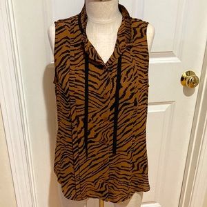 WHBM Sleeveless Blouse NWOT!